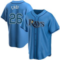Tampa Bay Rays #26 Ji-Man Choi Replica Light Blue HOLBERT Alternate Jersey