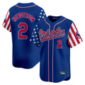 Baltimore Orioles #2 Gunnar Henderson Player Royal HOLBERT Independence Day Vapor Premier Limited Home Game Stitched Jerseys