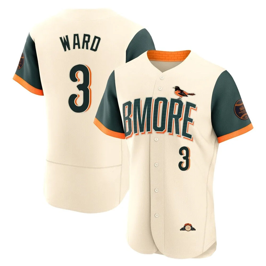 Baltimore Orioles #3 Taylor Ward Player Cream HOLBERT 2026 City Connect Limited Elite Home Game Stitched Jerseys