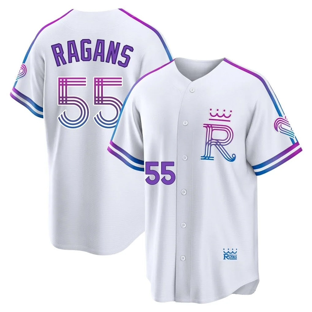 Kansas City Royals #55 Cole Ragans Player White HOLBERT 2026 City Connect Limited Home Stitched Jerseys