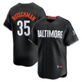 Baltimore Orioles #35 Adley Rutschman Black HOLBERT City Connect Limited Player Jersey