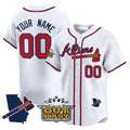 Custom Atlanta Braves Atliens Vapor Premier Limited Jersey V2 ¨C White HOLBERT