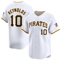 Pittsburgh Pirates #10 Bryan Reynolds White HOLBERT Home Limited Stitched Jersey