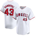 Los Angeles Angels #43 Patrick Sandoval White HOLBERT Home Limited Stitched Jersey