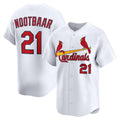 St. Louis Cardinals #21 Lars Nootbaar White HOLBERT Home Limited Player Jersey