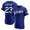 Los Angeles Dodgers #23 Kyle Tucker Player Royal HOLBERT City Connect Elite Home Stitched Jerseys