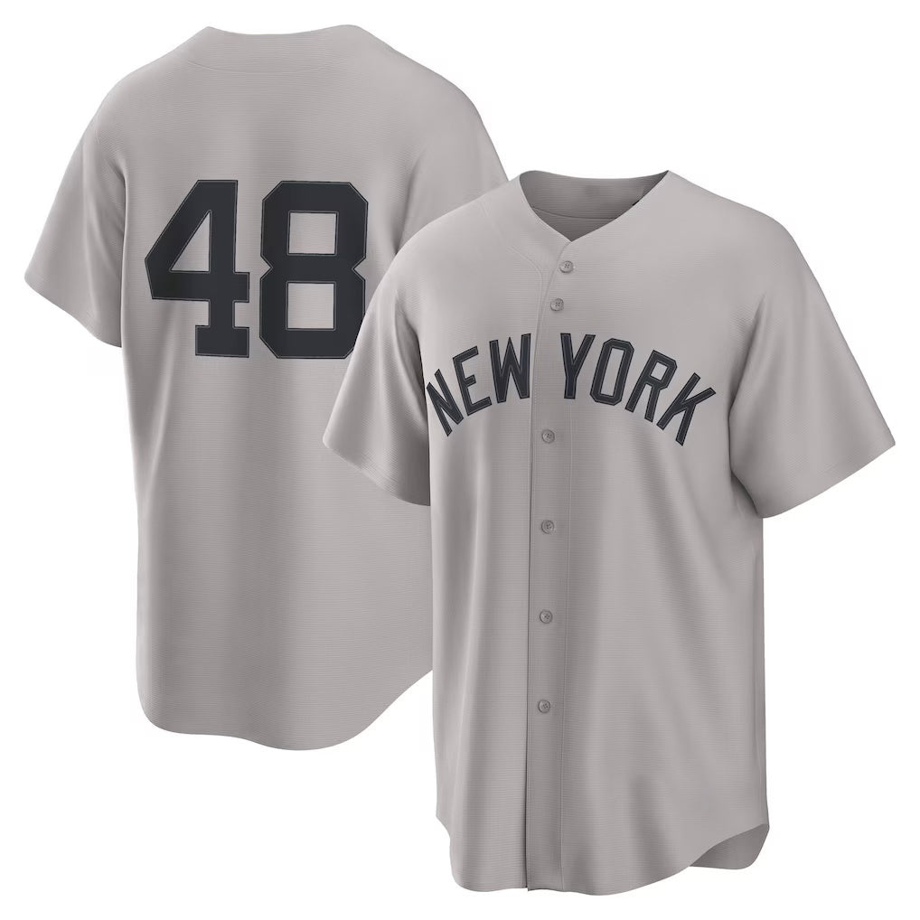 New York Yankees #48 Paul Goldschmidt Gray HOLBERT Road Replica Jersey