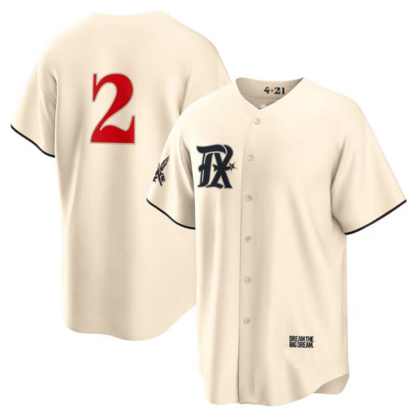 Texas Rangers #2 Marcus Semien Cream HOLBERT 2023 City Connect Cool Base Stitched Jersey
