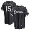 Chicago White Sox #15 Sean Newcomb Player Black HOLBERT City Connect Home Game Stitched Jerseys
