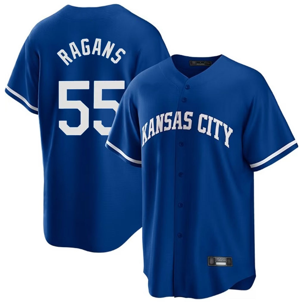 Kansas City Royals #55 Cole Ragans Player Royal HOLBERT Game Home Stitched Jerseys