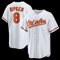 Baltimore Orioles #8 Cal Ripken Jr. White HOLBERT Home Retired Player Replica Jersey