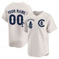 Custom Chicago Cubs Special Vapor Premier Limited Jersey V2 ¨C All Stitched-Cream Pinstripe HOLBERT