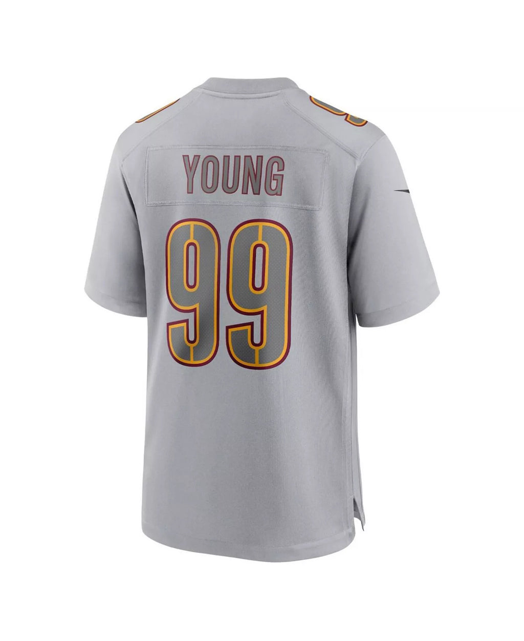 W.Commanders #99 Chase Young Gray HOLBERT Atmosphere Fashion Game Jersey