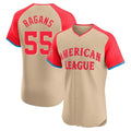 Kansas City Royals #55 Cole Ragans Player Cream HOLBERT American League All-Star Limited Elite Home Stitched Jerseys