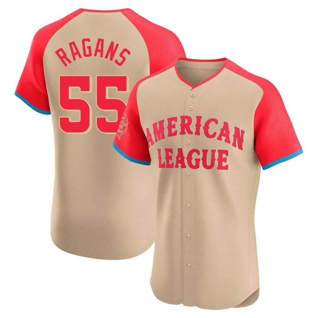 Kansas City Royals #55 Cole Ragans Player Cream HOLBERT American League All-Star Limited Elite Home Stitched Jerseys