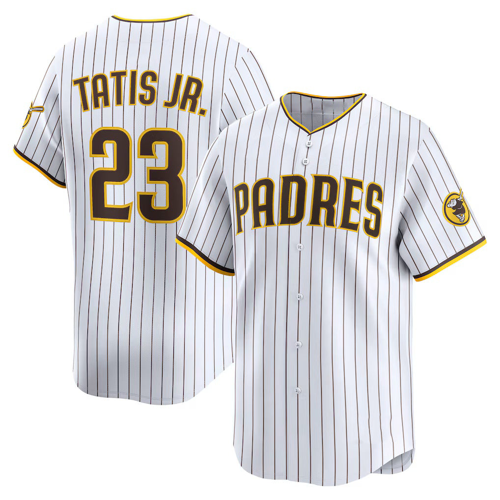 San Diego Padres #23 Fernando Tatis Jr. White HOLBERT Home Limited Player Jersey