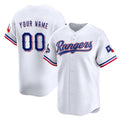 Custom Texas Rangers Active Player White HOLBERT 2023 World Series Champions Stitched Jersey