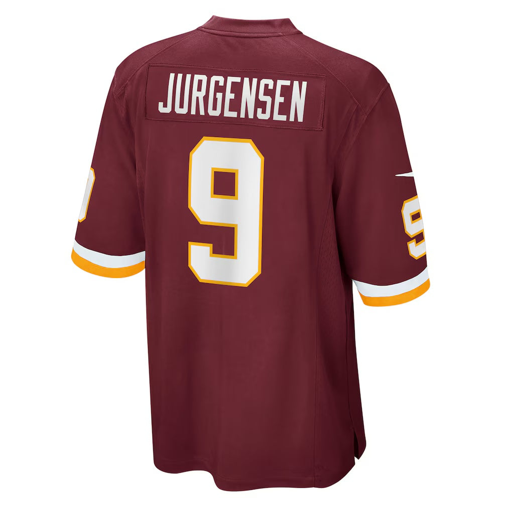 W.Football Team #9 Sonny Jurgensen Burgundy HOLBERT Retired Player Jersey