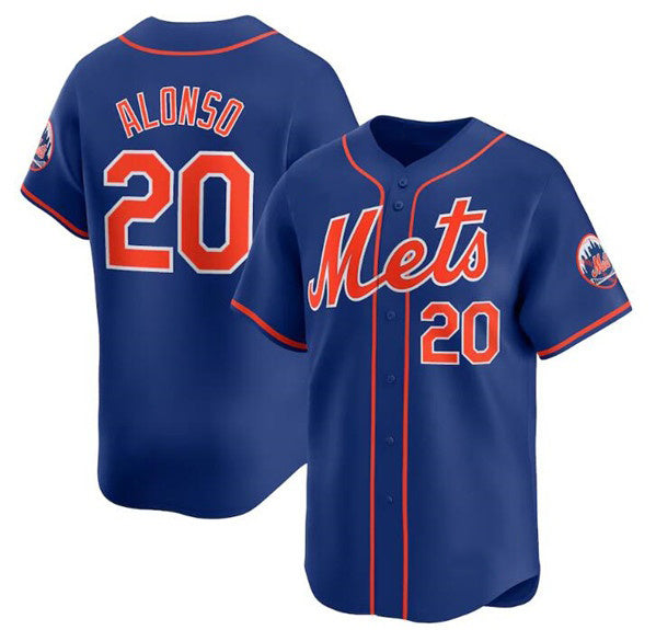 New York Mets #20 Pete Alonso Royal HOLBERT 2024 Alternate Limited Stitched Jersey