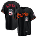 Baltimore Orioles #8 Cal Ripken Player Black HOLBERT USA 250 Fourth of July Home Game Stitched Jerseys
