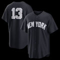 New York Yankees #13 Jazz Chisholm Jr. Navy HOLBERT Alternate Replica Jersey 2