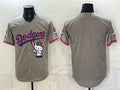 Los Angeles Dodgers Blank Grey HOLBERT Hello Kitty Night 2025 World Series Champions Patch Stitched Jersey