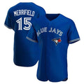 Toronto Blue Jays #15 Whit Merrifield Royal HOLBERT Flex Base Stitched Jersey