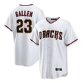 Arizona Diamondbacks #23 Zac Gallen Player White HOLBERT Home Game Stitched Jerseys