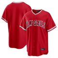 Los Angeles Angels Blank Player Red HOLBERT Home Game Stitched Jerseys