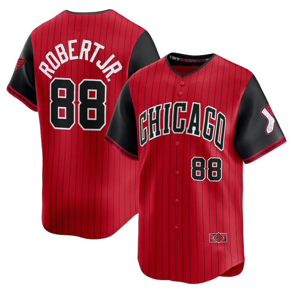 Chicago White Sox #88 Luis Robert Jr. Red-Black HOLBERT 2025 City Connect Limited Player Jersey
