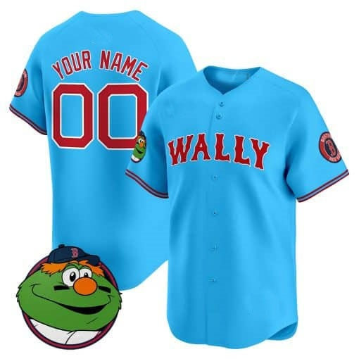 Custom Boston Red Sox Wally Vapor Premier Limited Jersey ¨C Blue HOLBERT