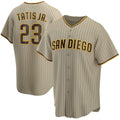 San Diego Padres #23 Fernando Tatis Jr. Tan HOLBERT Alternate Replica Player Jersey