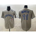Toronto Blue Jays #11 Bo Bichette Gray HOLBERT 2025 World Series Home Cool Base Stitched Jersey