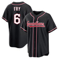 Cleveland Guardians #6 David Fry Player Black HOLBERT Fashion Out Home Game Stitched Jerseys