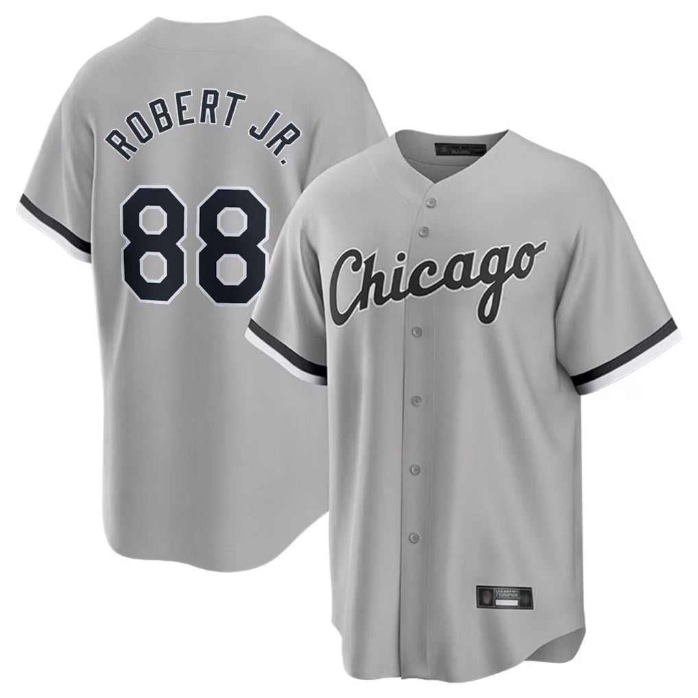 Chicago White Sox #88 Luis Robert Jr Player Gray HOLBERT Home Game Stitched Jerseys