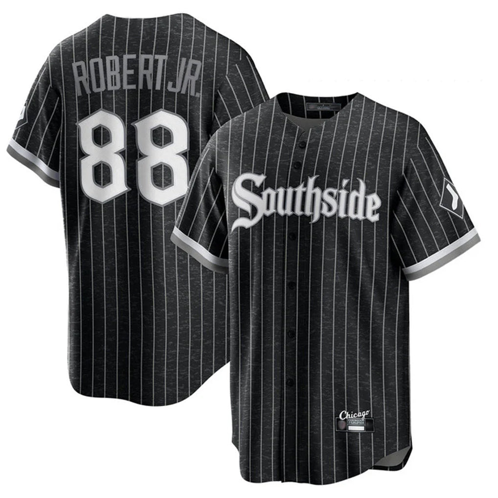 Chicago White Sox #88 Luis Robert Jr Player Black HOLBERT City Connect Home Game Stitched Jerseys