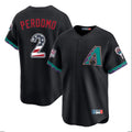 Arizona Diamondbacks #2 Geraldo Perdomo Player Black HOLBERT USA 250 Fourth of July Home Game Stitched Jerseys
