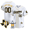 Custom Houston Astros Houston Rodeo Patch Vapor Premier Limited Jersey ¨C White HOLBERT