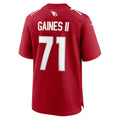 A.Cardinals #71 Jon Gaines II Cardinal HOLBERT Team Game Jersey