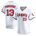 Los Angeles Angels #13 Drew Pomeranz Player White HOLBERT T-shirt Home Limited Stitched Jerseys