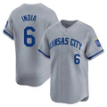 Kansas City Royals #6 Jonathan India Player Gray HOLBERT Limited Home Stitched Jerseys