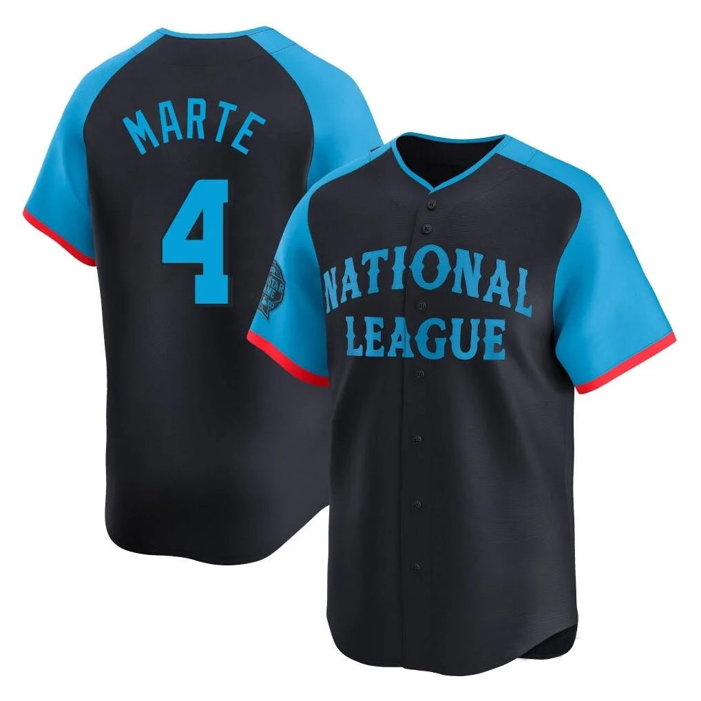 Arizona Diamondbacks #4 Ketel Marte Player Black HOLBERT National League All-Star Limited Home Game Stitched Jerseys
