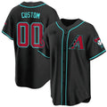 Custom Arizona Diamondbacks 2024 Cool Base Jersey ¨C Black HOLBERT