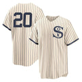 Chicago White Sox #20 Miguel Vargas Player Cream HOLBERT Field of Dreams Home Game Stitched Jerseys