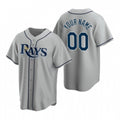 Custom Tampa Bay Rays Gray HOLBERT 2020 Stitched Cool Base Road Jersey