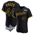 Los Angeles Dodgers #44 Andy Pages Player Black HOLBERT World Series Snake Skin City Limited Elite Home Stitched Jerseys