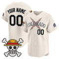 Custom Colorado Rockies x One Piece Cream HOLBERT Vapor Premier Limited Jersey - Stitched