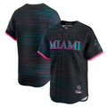 Miami Marlins Blank Player Black HOLBERT City Connect Home Limited Stitched Jerseys