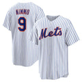 New York Mets #9 Brandon Nimmo White HOLBERT Home Replica Jersey