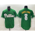 Philadelphia Phillies #8 Nick Castellanos Green HOLBERT 2024 City Connect Stitched Jersey